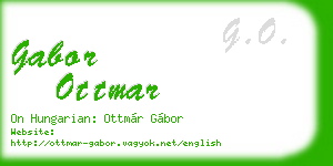 gabor ottmar business card
