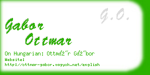 gabor ottmar business card